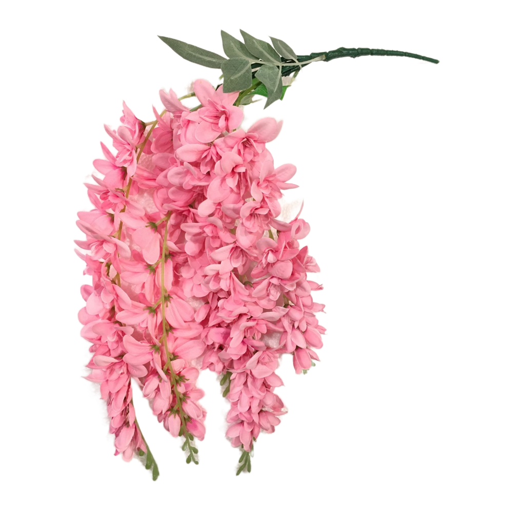 Fiore artificiale di Aelesia di colore rosa.
Dimensioni: cm 68.
Petali e foglie in tessuto, rametti in plastica. In negozio e online su tuttochic.it