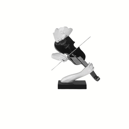 Scultura Artistica "Mr Paganini" - Ambienti Glamour - h 65 cm