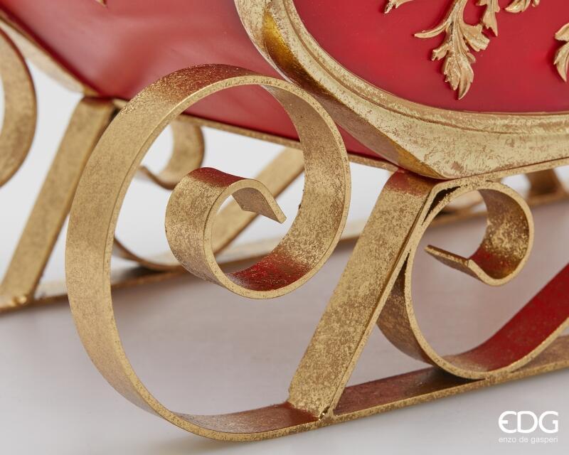 Base slitta firmata EDG Realizzata in poliresina decorata di alta qualità, Adatto per alberi di Natale slim fino a 180 cm di altezza. In negozio e online su tuttochic.it