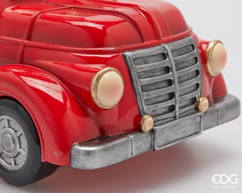 Base Furgone firmata EDG Realizzata in poliresina decorata di alta qualità, Adatto per alberi di Natale slim fino a 180 cm di altezza. In negozio e online su tuttochic.it