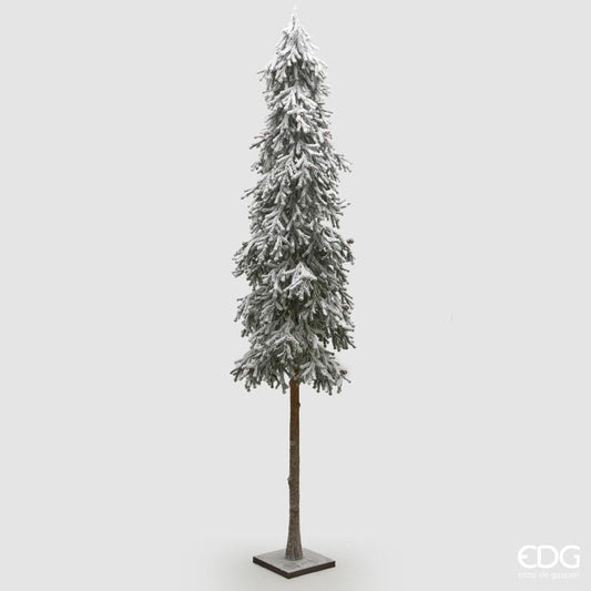 Pino Innevato artificiale h 152 cm Rami in plastica effetto neve Tronco in metallo Base decorata in metallo cm 20x20. In negozio e online su tuttochic.it