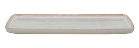 Porta l'eleganza sulla tua tavola con il vassoio in gres Arpeggio avorio. Dimensioni: cm 36 x 13,5. In negozio e online su tuttochic.it