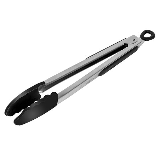 Pinza da cucina in acciaio inox e silicone cm. 36,5. Professionali, maneggevoli e pratici, un aiuto ideale in cucina, sono adatti per la preparazione di tutte le ricette. In negozio e online su tuttochic.it