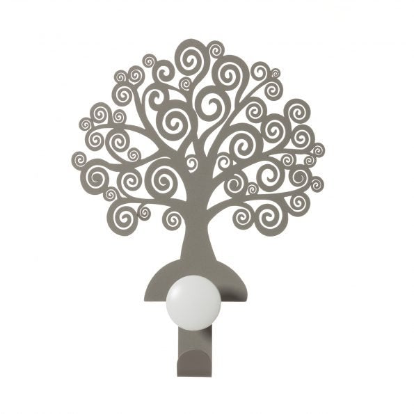 Set di 2 ganci da appendere di design moderno. Resistenti e adatti a qualsiasi spazio. Dimensioni: 22x29H (singolo prodotto) Materiale: ferro verniciato a polvere epossidica di colore fango Pomelli in legno. In negozio e online su tuttochic.it