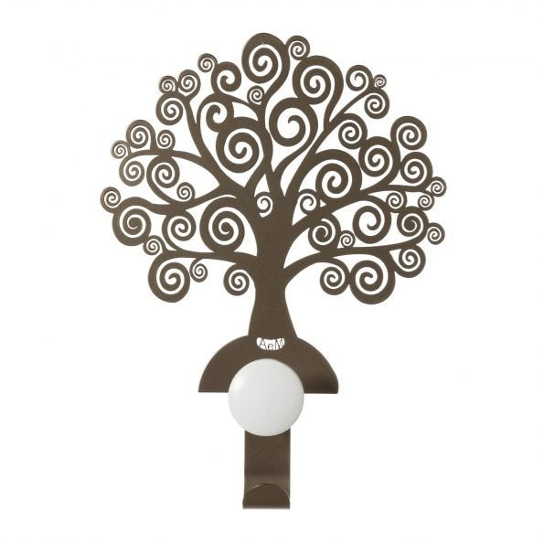 Set di 2 ganci da appendere di design moderno. Resistenti e adatti a qualsiasi spazio. Dimensioni: 22x29H (singolo prodotto)Materiale: ferro verniciato a polvere epossidica di colore bronzo Pomelli in legno. In negozio e online su tuttochic.it