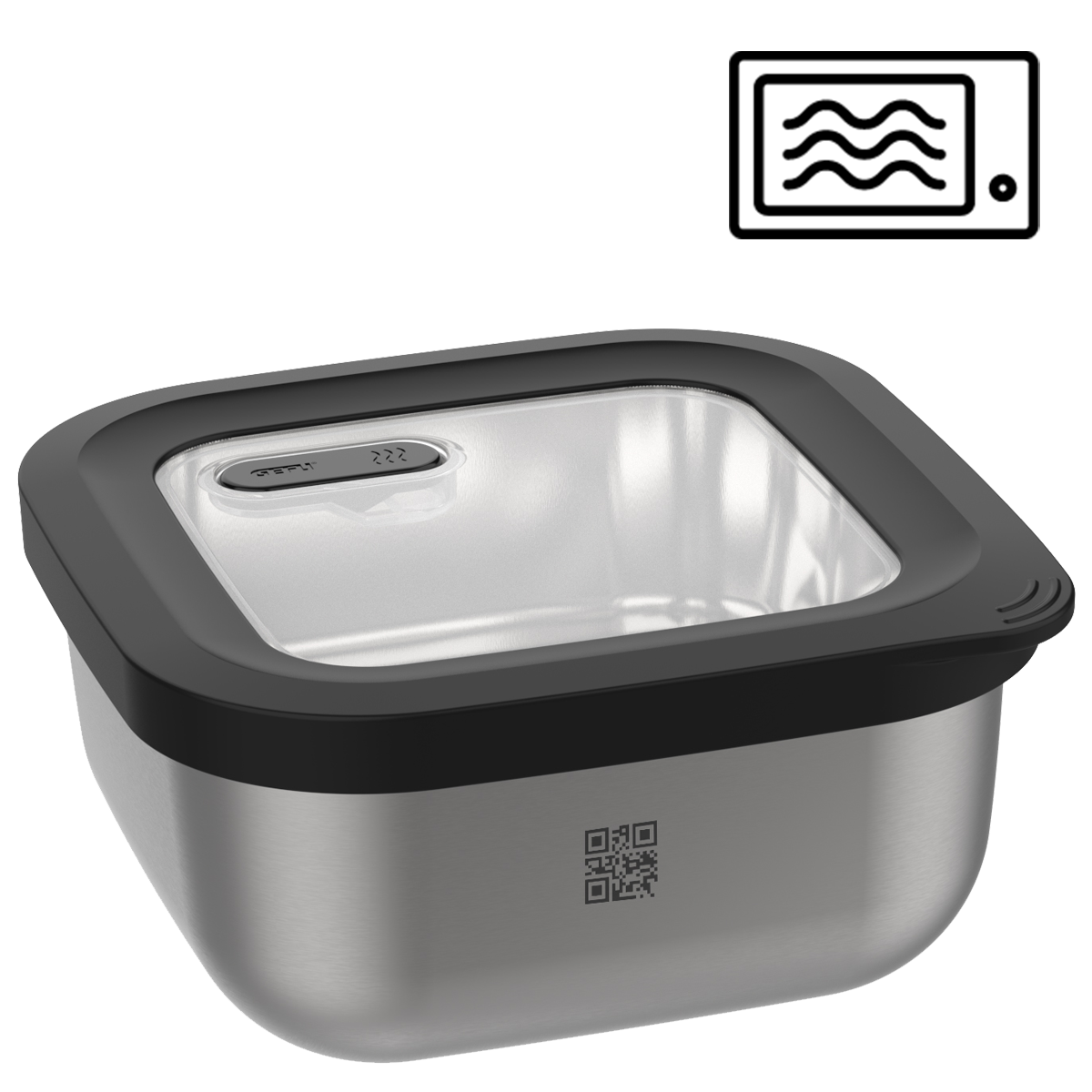 I contenitori per alimenti PROVIDO dall'eleganza senza tempo portano ordine e visibilità in qualsiasi frigorifero o congelatore, sono anche adatti al microonde. volume 1800 ml L 18,0 cm, L 18,0 cm, H 9,0 cm acciaio inossidabile/plastica di alta qualità lavabile in lavastoviglie In negozio e online su tutttochic.it