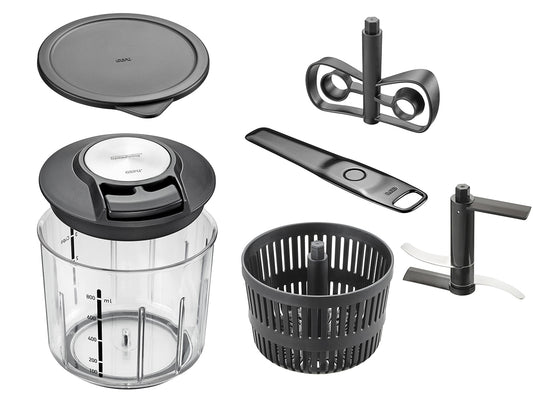 Tuttofare efficiente e a risparmio energetico: grazie al meccanismo a fune, tritare, frullare, sbattere, asciugare e mescolare un'ampia varietà di ingredienti è un gioco da ragazzi. In negozio e online su tuttochic.it