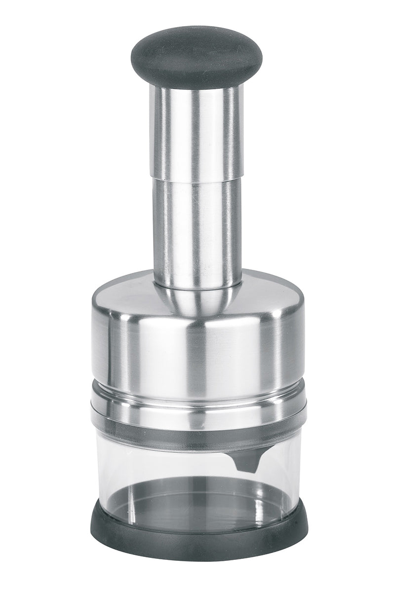 Design di qualità. Coltelli extra affilati per tagliare fine, con raschietto laterale, antiscivolo, contenitore con coperchio per la conservazione. Dettagli: lame dei coltelli affilate con sistema raschiatore Contenitore di conservazione: capacità 250 ml. In negozio e online su tuttochic.it
