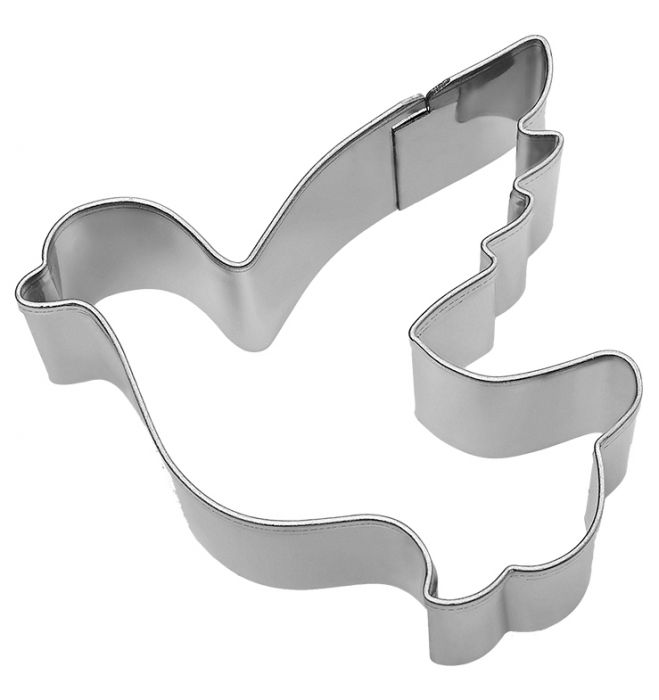 Tagliabiscotti a forma di colomba in acciaio inox cm 6, lavabile in lavastoviglie. Matrimonio e San Valentino. Coccola i tuoi cari in questi giorni speciali con prelibatezze sfornate con amore. In negozio e online su tuttochic.it