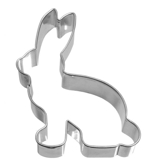 Tagliabiscotti Coniglio Seduto, in acciaio inox cm 7, lavabile in lavastoviglie. I nostri tagliabiscotti possono essere utilizzati anche per pane, burro, formaggio, salsiccia, frutta... In questo modo puoi potenziare ogni buffet e ogni pausa pranzo. In negozio e online su tuttochic.it
