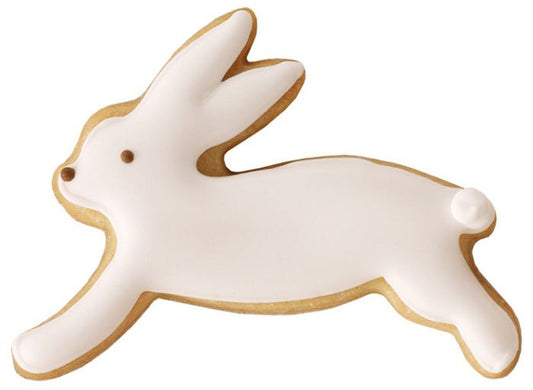 Tagliabiscotti Lepre saltellante, in acciaio cm 6,5, lavabile in lavastoviglie. I tagliabiscotti non sono ideali solo per cuocere i biscotti. Possono essere utilizzati anche per pane, burro, formaggio, salsiccia, frutta. In questo modo puoi potenziare ogni buffet e ogni pausa pranzo. In negozio e online su tuttochic.it