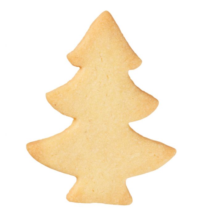 Tagliabiscotti Abete, in acciaio inox cm 6, lavabile in lavastoviglie. L'albero di Natale decorato in modo diverso. Hai mai decorato il tuo albero di Natale coni tagliabiscotti? No? È giunto il momento! Attacca un nastro decorativo al tagliabiscotti e appendi le forme all'albero. In negozio e online su tuttochic.it