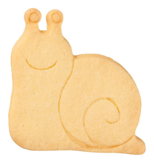 Tagliabiscotti Lumaca, con goffratura interna, in acciaio inox 10 cm, lavabile in lavastoviglie. Possono essere utilizzati anche per pane, burro, formaggio, salsiccia, frutta... In questo modo puoi potenziare ogni buffet e ogni pausa pranzo. In negozio e online su tuttochic.it