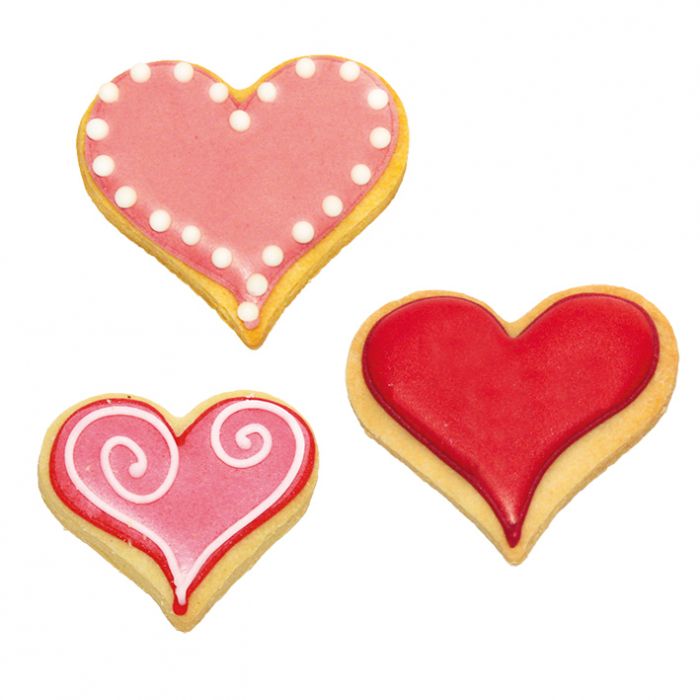 Tagliabiscotti Cuore set 3 pezzi, in acciaio inox cm 6,5-5,5-4 , lavabile in lavastoviglie. I nostri tagliabiscotti possono essere utilizzati anche per pane, burro, formaggio, salsiccia, frutta... In questo modo puoi potenziare ogni buffet e ogni pausa pranzo. In negozio e online su tuttochic.it
