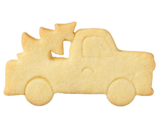 Tagliabiscotti Camion di Natale, con goffratura interna, in acciaio inox 9,5 cm, lavabile in lavastoviglie. I nostri tagliabiscotti non sono ideali solo per cuocere i biscotti. Possono essere utilizzati anche per pane, burro, formaggio, salsiccia, frutta e verdura. In negozio e online su tuttochic.it