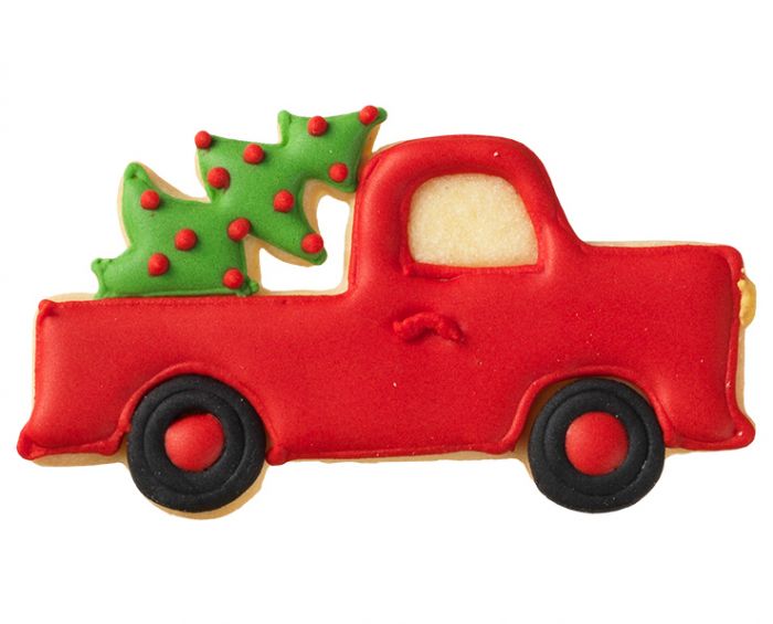 Tagliabiscotti Camion di Natale, con goffratura interna, in acciaio inox 9,5 cm, lavabile in lavastoviglie. I nostri tagliabiscotti non sono ideali solo per cuocere i biscotti. Possono essere utilizzati anche per pane, burro, formaggio, salsiccia, frutta e verdura. In negozio e online su tuttochic.it