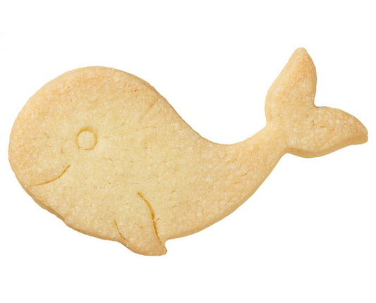 Tagliabiscotti Balena, con goffratura interna, in acciaio inox 7 cm, lavabile in lavastoviglie. I nostri tagliabiscotti possono essere utilizzati anche per pane, burro, formaggio, salsiccia, frutta... In questo modo puoi potenziare ogni buffet e ogni pausa pranzo. In negozio e online su tuttochic.it