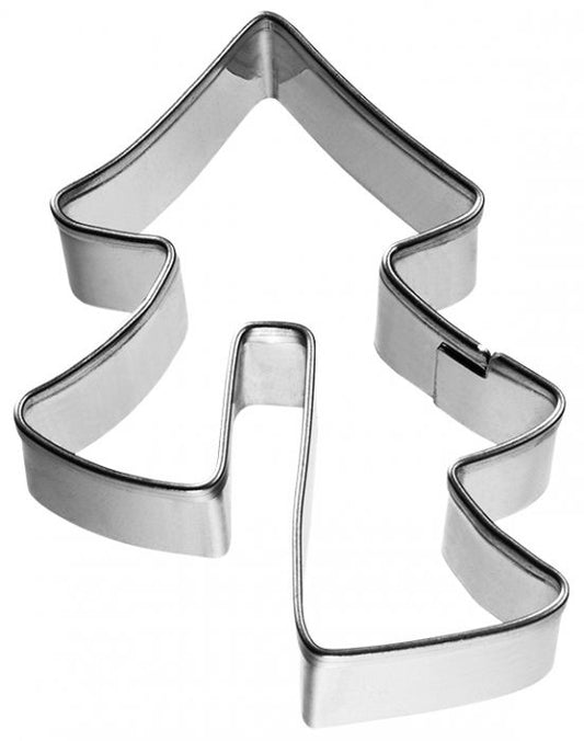 Tagliabiscotti Albero di Natale per tazza, in acciaio inox 5,5 cm, lavabile in lavastoviglie. Questi biscotti non sono solo adagiati sul piattino: grazie alla tacca, vengono presentati sul bordo della tazza e mantengono così una visione d'insieme dell'intero tavolino. In negozio e online su tuttochic.it