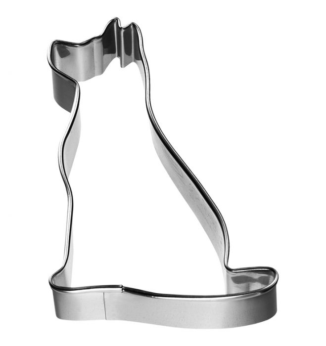 Tagliabiscotti Cane Seduto, in acciaio inox cm 6, lavabile in lavastoviglie. I nostri tagliabiscotti possono essere utilizzati anche per pane, burro, formaggio, salsiccia, frutta... In questo modo puoi potenziare ogni buffet e ogni pausa pranzo. In negozio e online su tuttochic.it
