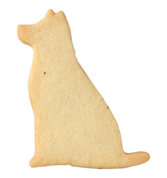 Tagliabiscotti Cane Seduto, in acciaio inox cm 6, lavabile in lavastoviglie. I nostri tagliabiscotti possono essere utilizzati anche per pane, burro, formaggio, salsiccia, frutta... In questo modo puoi potenziare ogni buffet e ogni pausa pranzo. In negozio e online su tuttochic.it