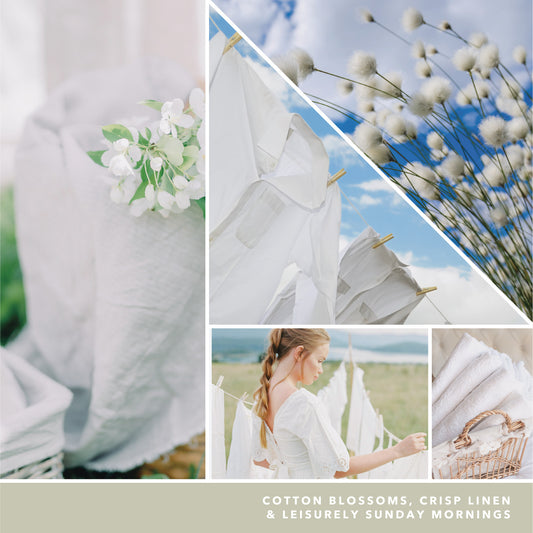 Questa è una fragranza Fresca e Pulita. Una fragranza che evoca il profumo del cotone asciugato al sole, ispirata a note verdi, fiori bianchi, con un tocco di limone. Candela realizzata con due stoppini e un mix di altissima qualità di cera di soia. Tempo di combustione: 60 a 90 ore. In negozio e online su tuttochic.it