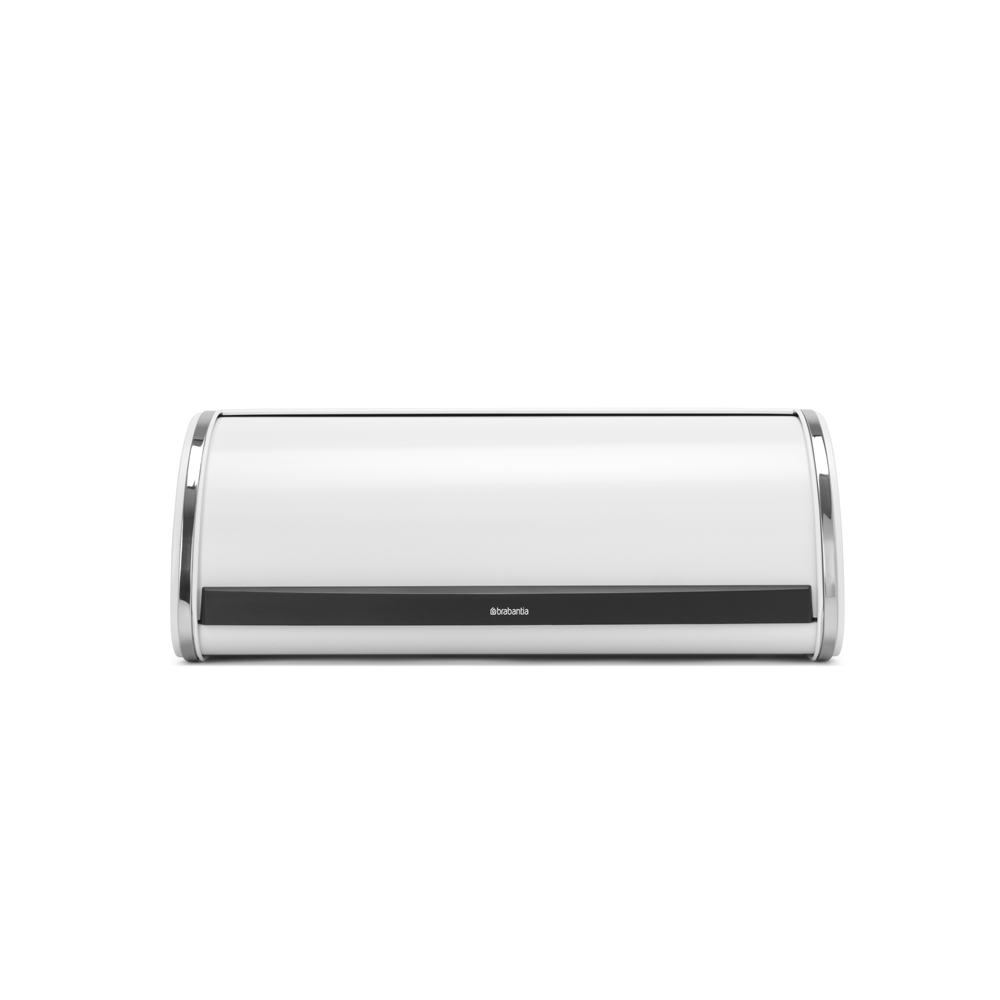 Portapane in metallo bianco con apertura scorrevole presenta un piano superiore piatto dove puoi collocare barattoli, contenitori, ecc. Apertura facilitata grazie all'ampia maniglia. Dimensioni: Altezza: 17,3 cm Lunghezza: 26,2 cm Larghezza 44,5 cm Capacità: 16 litri Peso: 1,5 Kg. In negozio e online su tuttochic.it