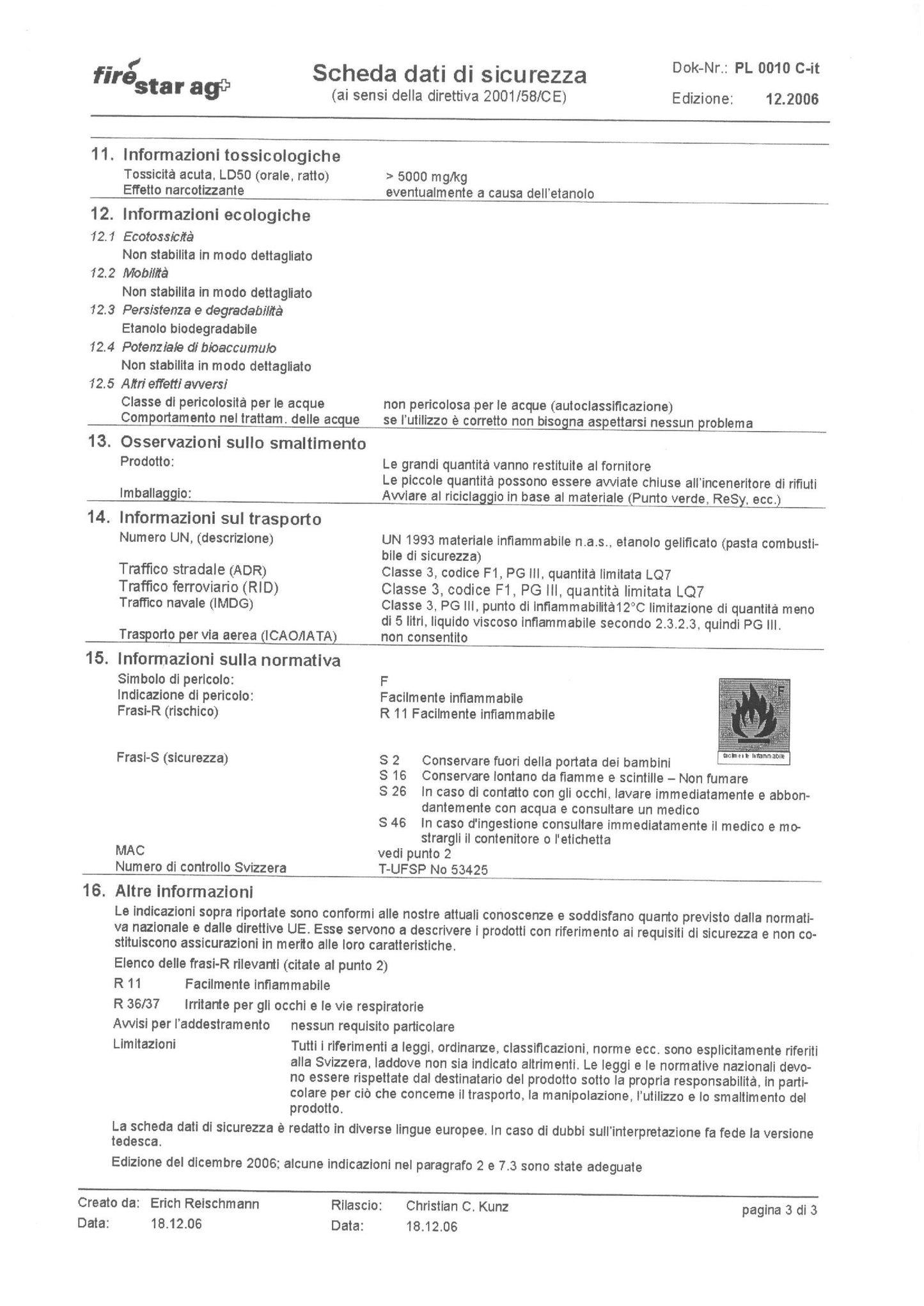 Cartuccia pasta combustibile per fonduta set 3 pezzi