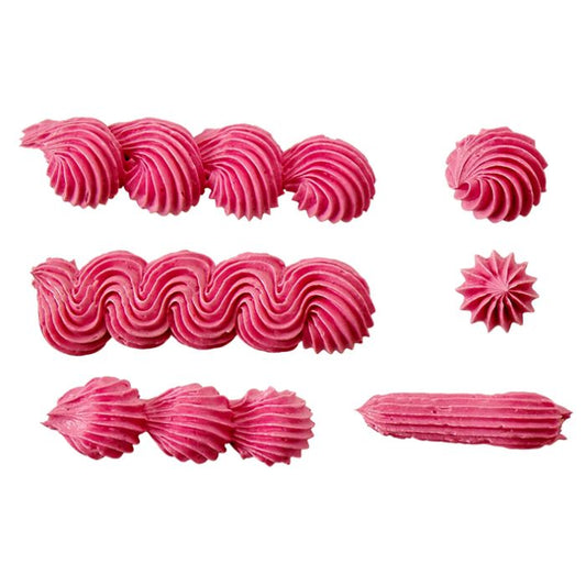 Bocchetta N. 62 a stella francese per sac a poche realizzato in un unico pezzo in acciaio inox, ideale per creare decorazioni artistiche su cupcake, crostate e pasticcini. Dimensioni: 3,5x3,5x5,3 cm, foro di uscita Ø 20 mm. In negozio e online su tuttochic.it