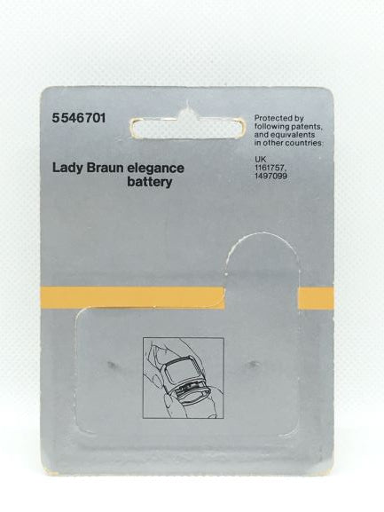 Lamina di ricambio 5546701 per rasoi Braun Lady. Adatta ai seguenti modelli: Lady Braun Elegance battery. In negozio e online su tuttochic.it