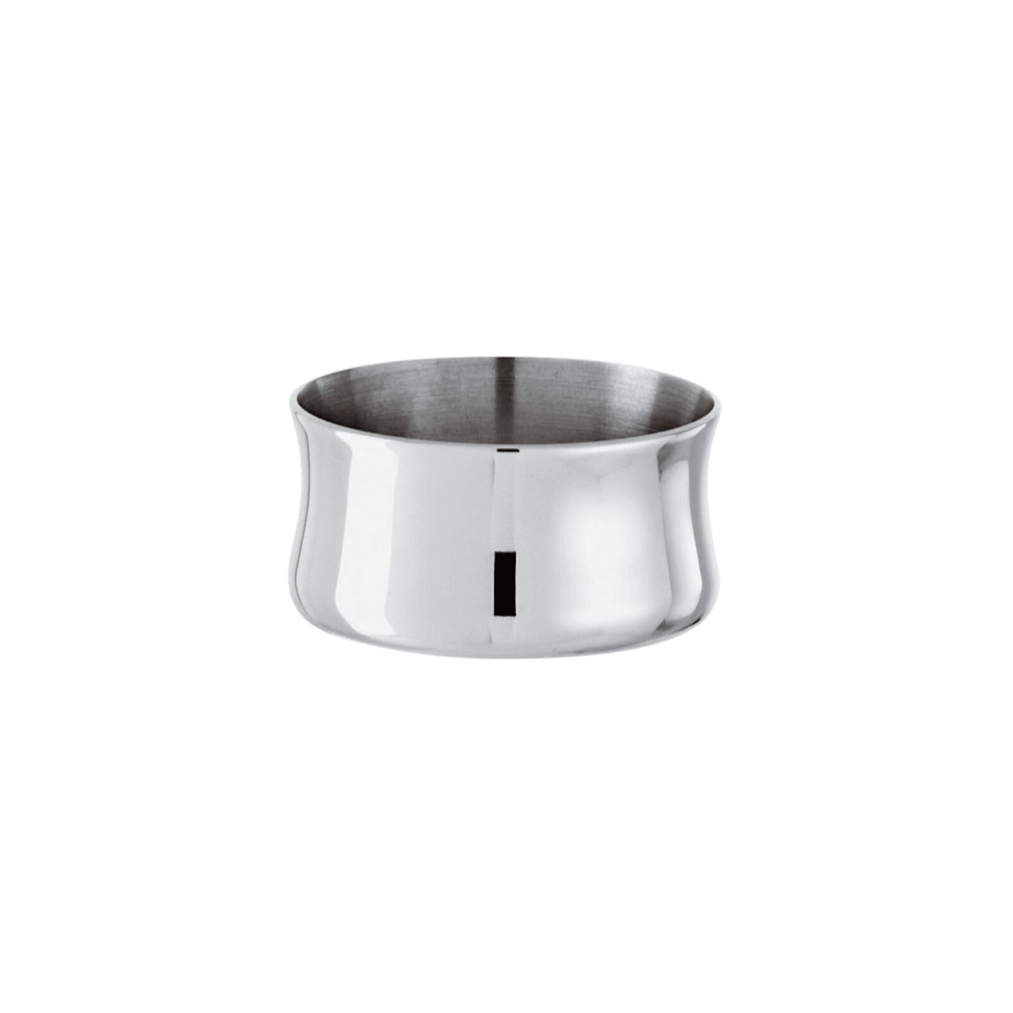 Ciotolina portasalse tonda in acciaio inox. Dimensioni: cm ø 5 x 3 h. In negozio e online su tuttochic.it