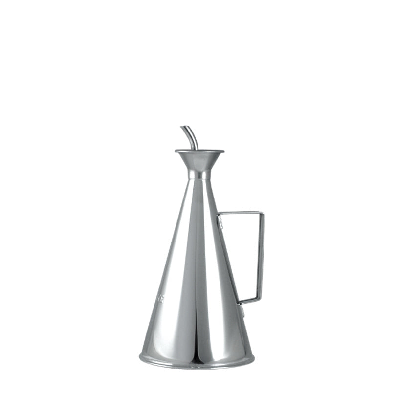 Ampolla per olio in acciaio inox. Capacita: 250 ml Dimensioni: cm 10 x 18 h. In negozio e online su tuttochic.it