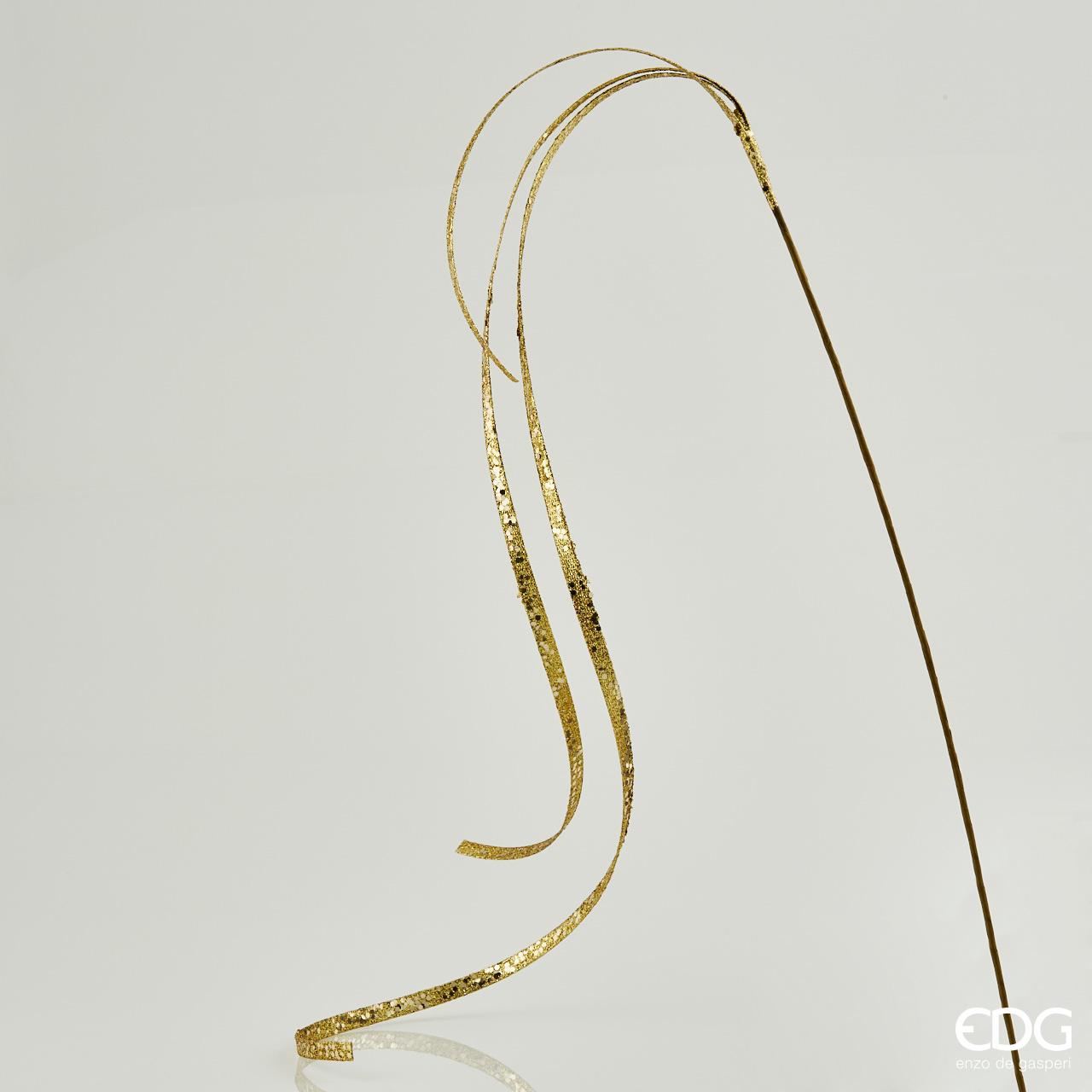 Ramo 3 filanti glitter oro cm 155. Inserito in una composizione di fiori, il filante dà volume e un aspetto più raffinato. In negozio e online su tuttochic.it