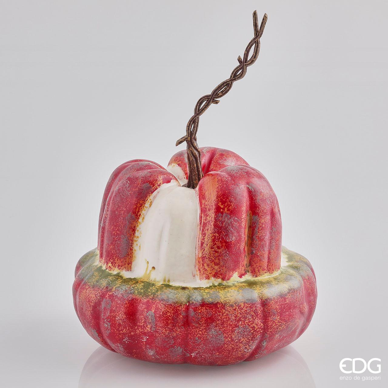 Zucca Turbante artificiale in plastica decorata Dimensioni: cm Ø 30 x 24 H. In negozio e online su tuttochic.it