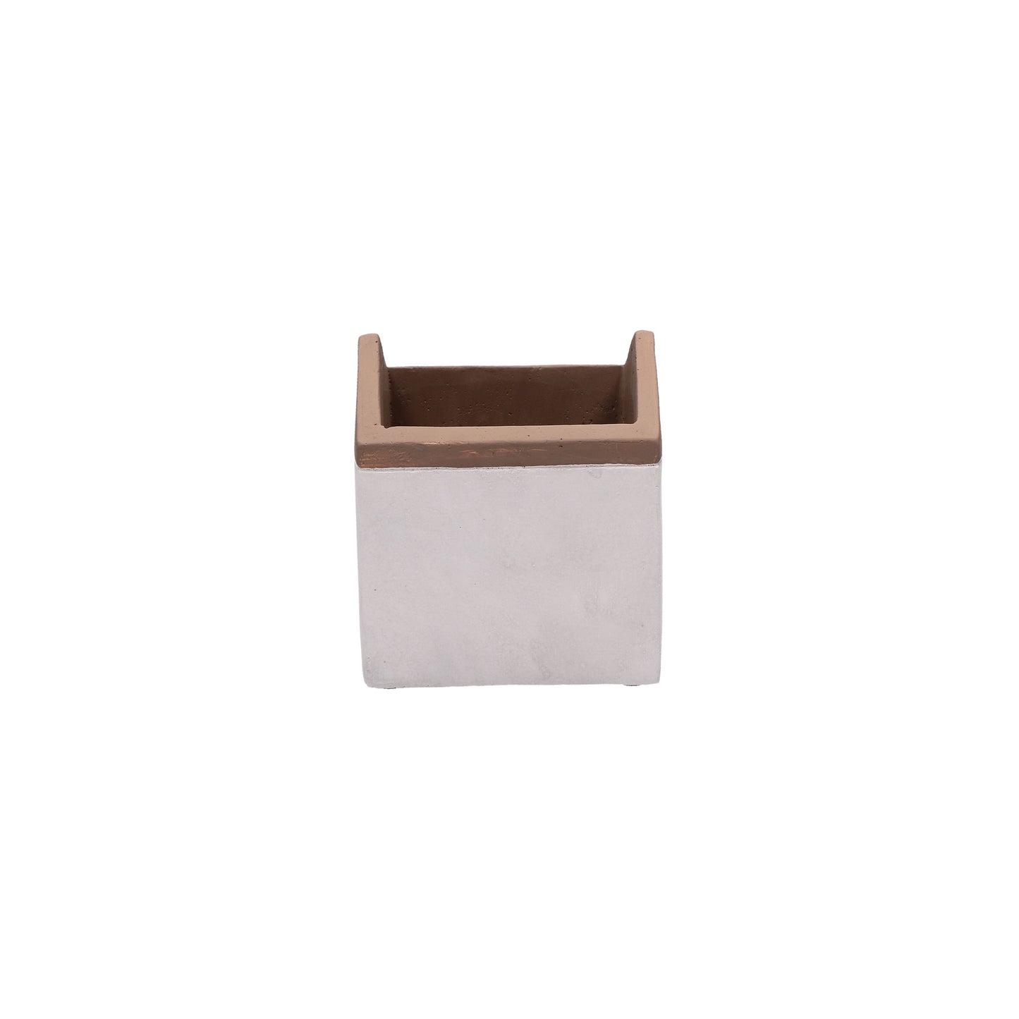 Cachepot a forma di casetta in resina cementizia decorata. Dimensioni: cm 11 x 11 x 12.5 h. In negozio e online su tuttochic.it