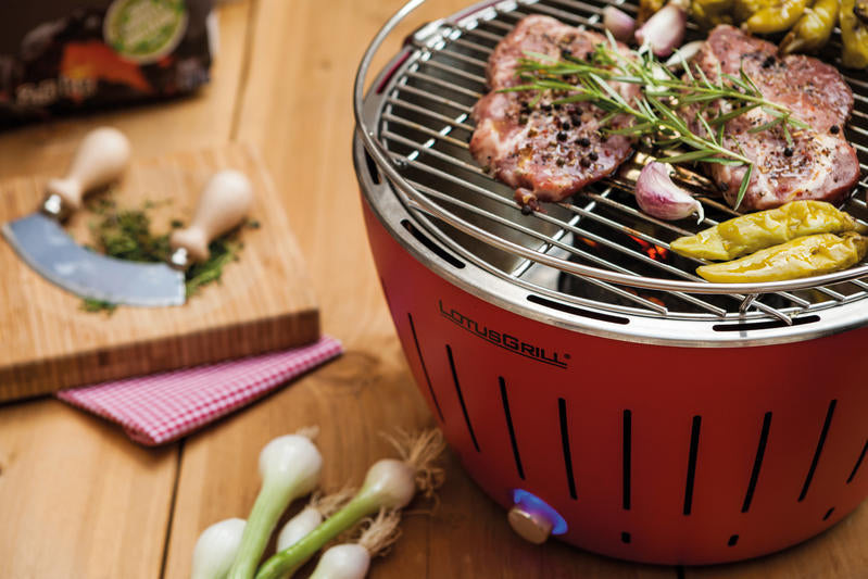 Comodissimo per cuocere le verdure, la carne ed il pesce con tutta la fragranza della buona cottura a carbone e senza fumo