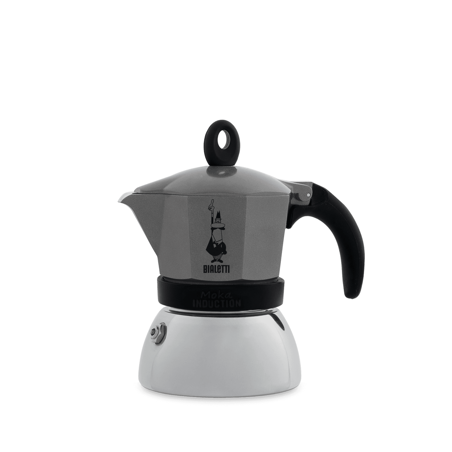 Moka Induction è la prima Moka per l'utilizzo anche su piani cottura a induzione. Un funzionale connubio di materiali rende questa caffettiera unica ed inimitabile. In negozio e online su tuttochic.it