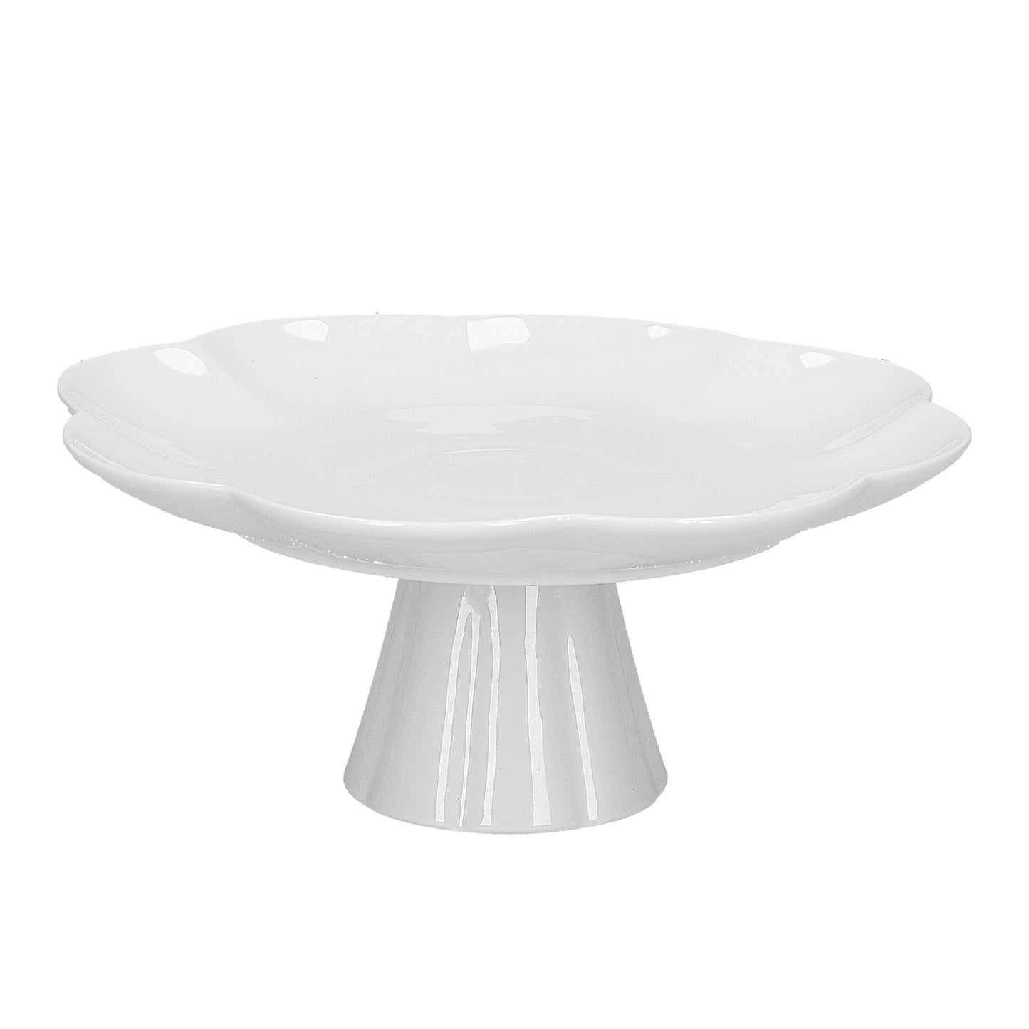 Alzatina in porcellana bianca, diam. 19cm Utilizzabile in forno tradizionale, microonde e lavastoviglie. Assapora la gioia dei momenti conviviali. In negozio e online su tuttochic.it