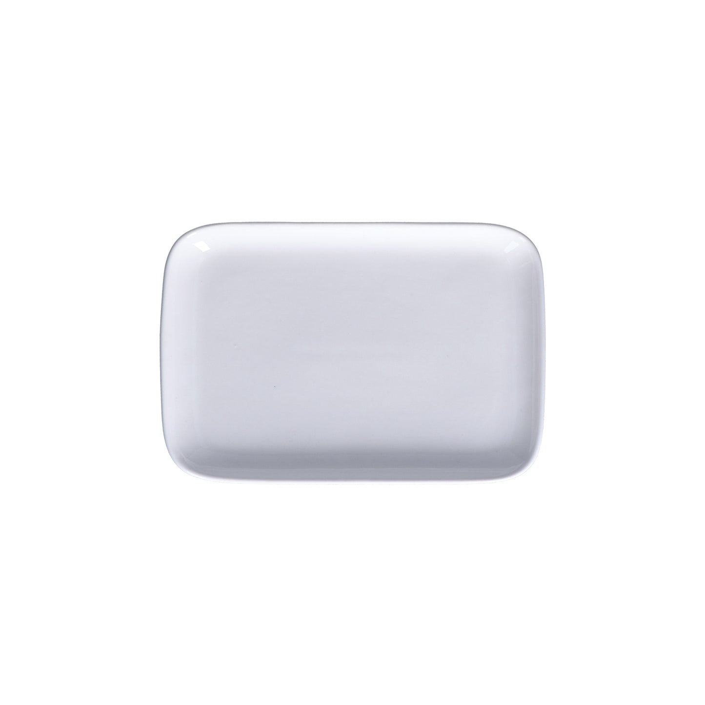 Piattino rettangolare in porcellana bianca. Linea Essenziale New Age Quando il design incontra il food, la linearità diventa la massima espressione dell’eleganza in tavola. Dimensioni: cm 22 X 15 X 2,1 h Utilizzabile in forno a microonde e tradizionale Lavabile in lavastoviglie. In negozio e online su tuttochic.it
