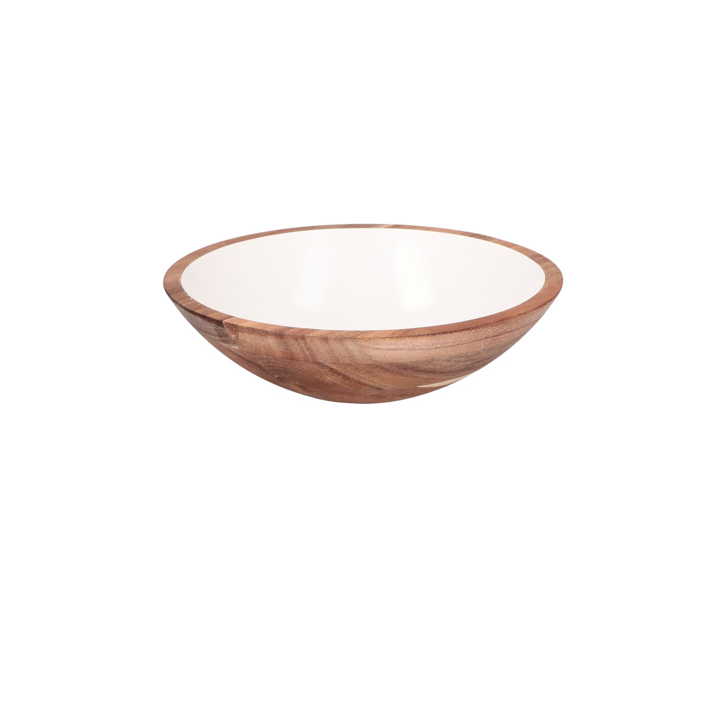 Ciotola tonda in legno laccato. Dimensioni: cm Ø 20,3 x 5,7 Collezione Libeccio Un set di accessori intramontabili in legno smaltato, da collezionare uno dopo l'altro. Immancabili in credenza e preziosi sulla tavola, per servire in puro stile La Porcellana Bianca. Lavare a mano. In negozio e online su tuttochic.it