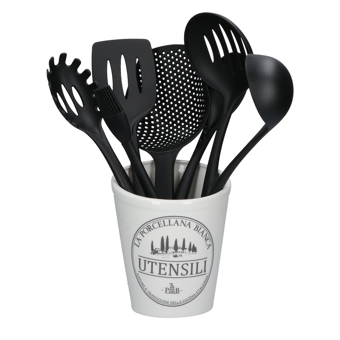 Porta Utensili in porcellana "Conserva"
