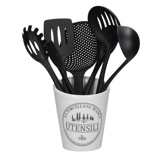 Porta Utensili in porcellana "Conserva"