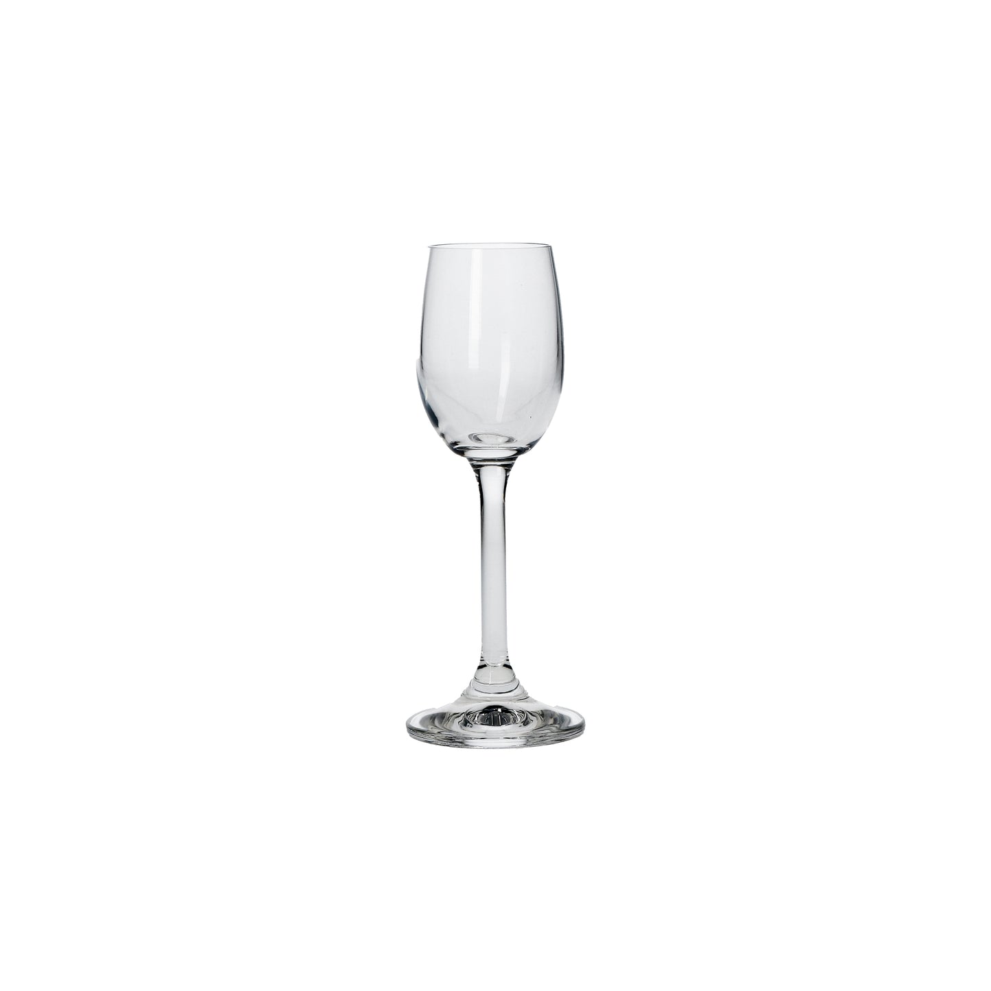 Set 6 calici liquore in vetro trasparente 65 ml lavabile in lavastoviglie. La linea "Novello", elegante e delicata, trasforma ogni pranzo e cena in un evento speciale.