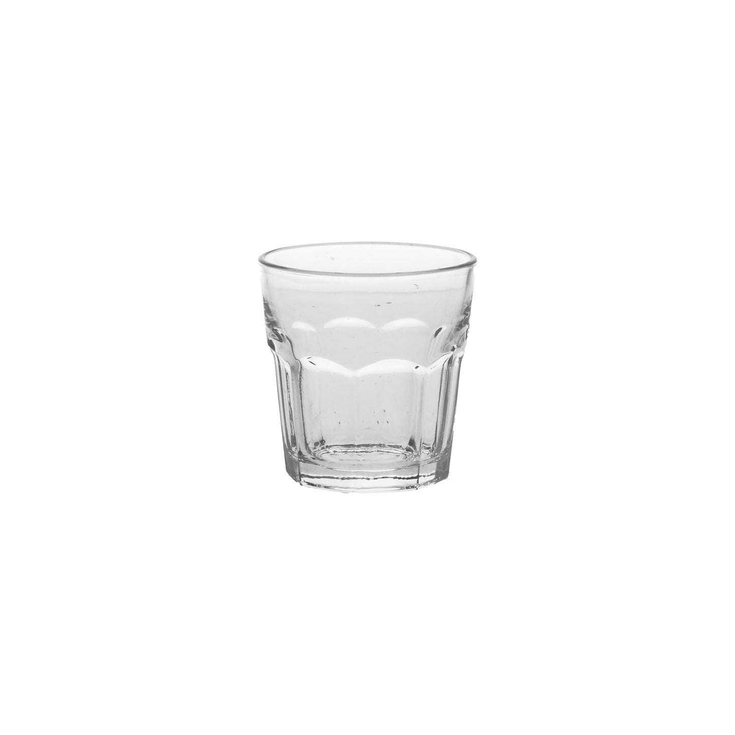 Bicchiere in vetro stampato da bitter o vino. Dimensioni: cm 8,2 x 8,5 h cc. 235. Assapora un a bitter, o semplicemente un bicchiere di vino a casa tua in un comodo bicchiere come al bar. In vendita in negozio e online su tuttochic.it