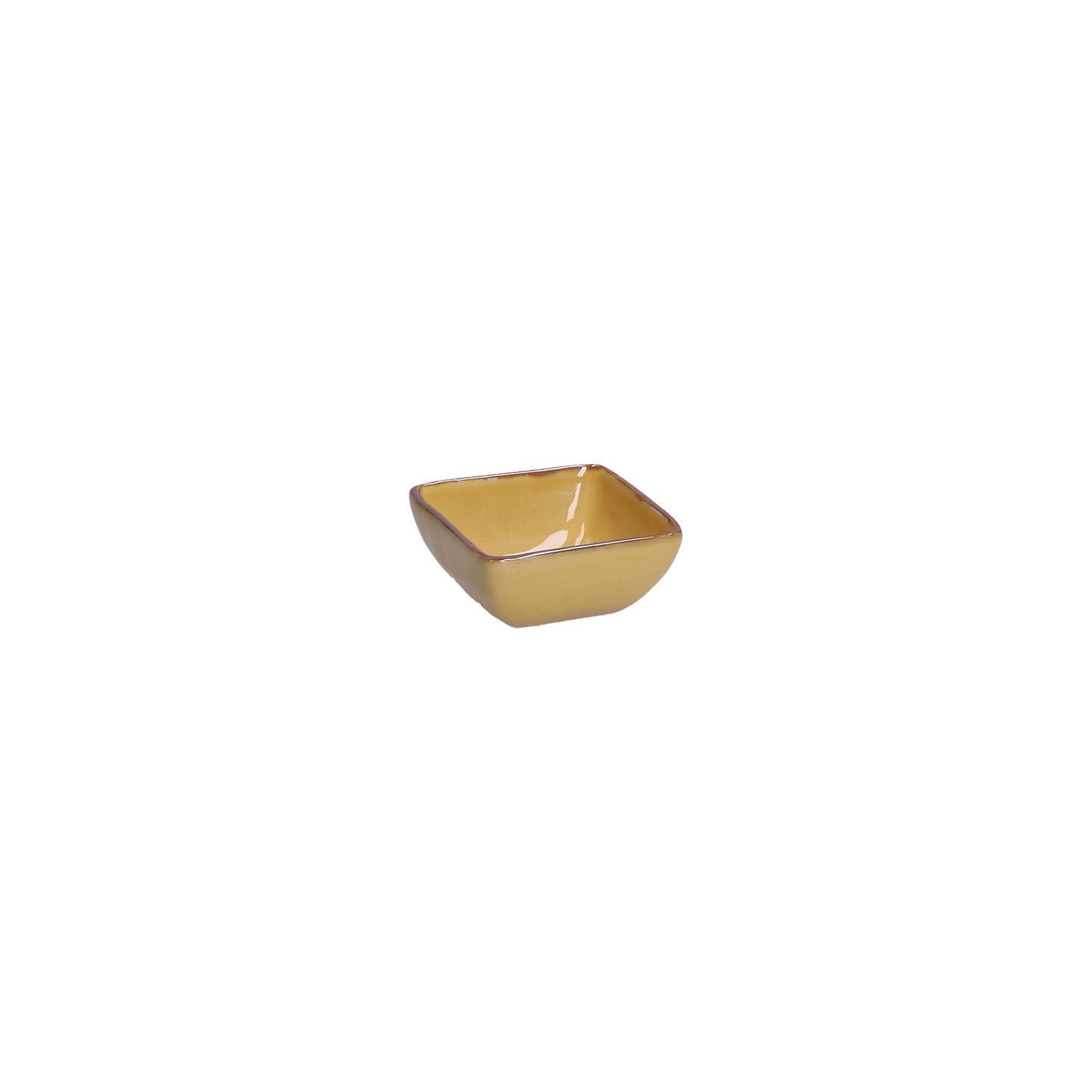 Ciotolina quadrata di colore ocra della linea Concerto. L’apparecchiatura è bellissima tono su tono o nei diversi abbinamenti di colore. Materiale: Stoneware Dimensioni: cm 8x8xh3,5. Lavabile in lavastoviglie. Utilizzabile in microonde. Non Utilizzabile in forno tradizionale. In negozio e online su tuttochic.it