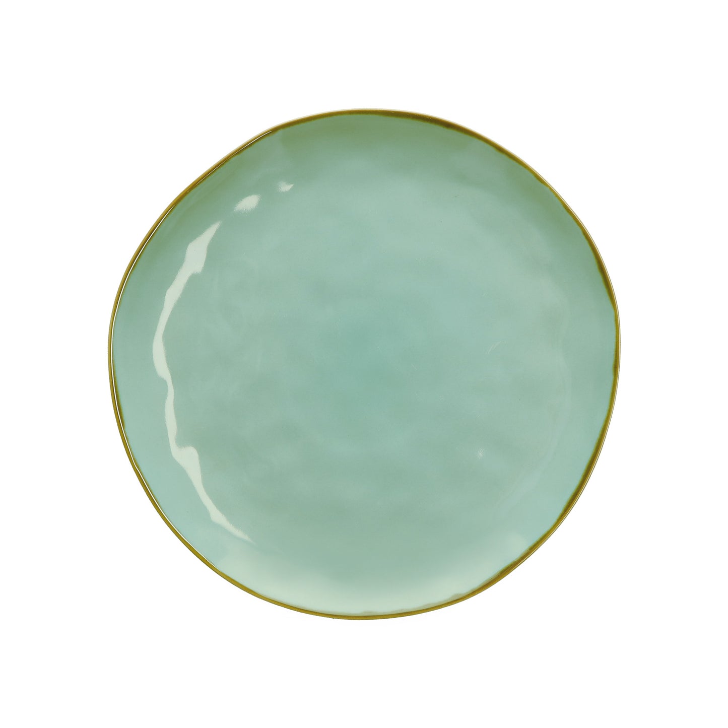 Piatto piano di colore verde acqua della linea Concerto. L’apparecchiatura è bellissima tono su tono o nei diversi abbinamenti di colore. Materiale: Stoneware Dimensioni: Ø 27 cm Lavabile in lavastoviglie Utilizzabile in microonde Non Utilizzabile in forno tradizionale. In negozio e online su tuttochic.it