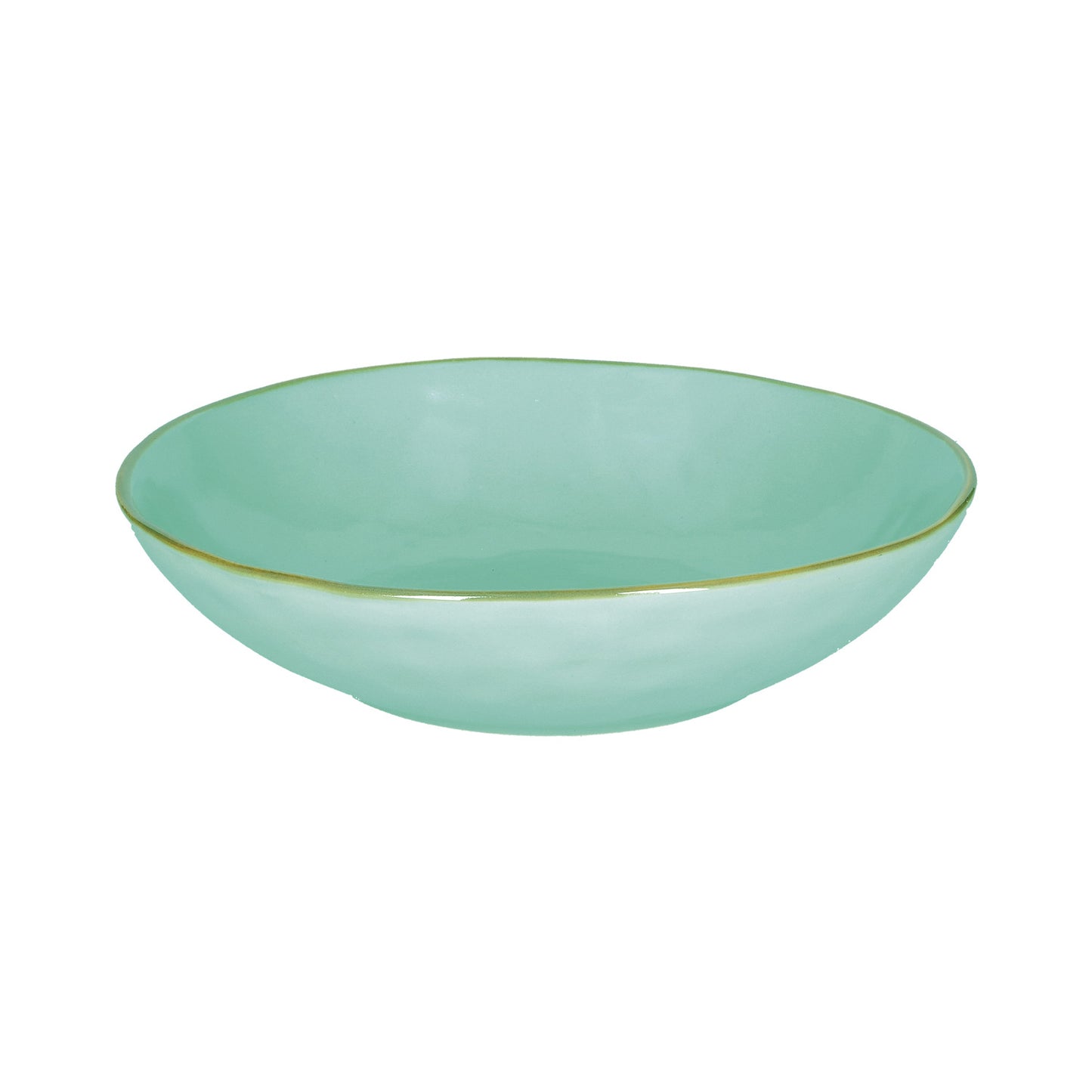 Piatto fondo di colore verde acqua della linea Concerto. L’apparecchiatura è bellissima tono su tono o nei diversi abbinamenti di colore. Materiale: Stoneware Dimensioni: Ø 21 cm Lavabile in lavastoviglie Utilizzabile in microonde Non Utilizzabile in forno tradizionale. In negozio e online su tuttochic.it