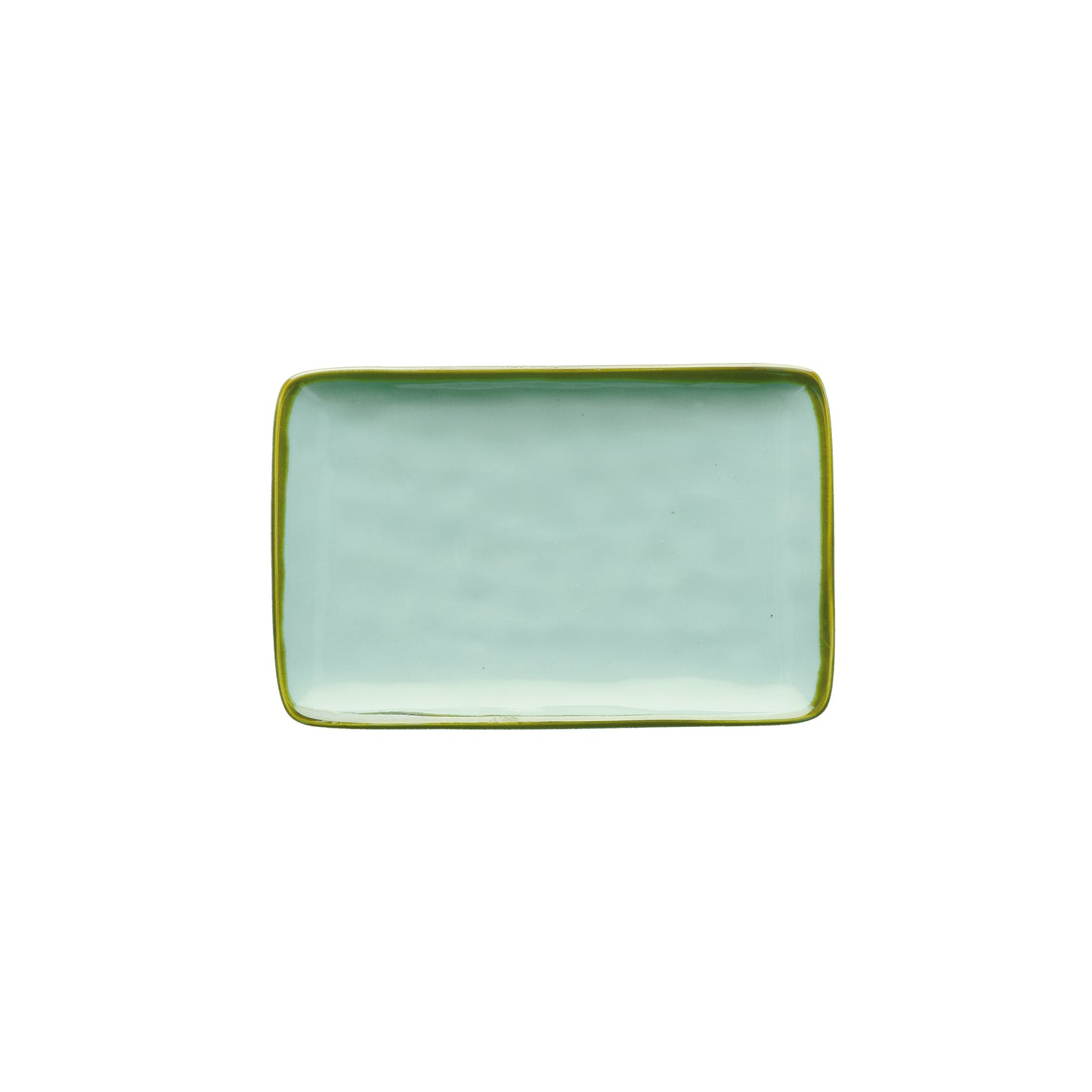Vassoietto in porcellana di colore verde acqua. Colori e forme moderne si mescolano con armonia ed elementi della tradizione. Dimensioni: cm 20 x 13. In negozio e online su tuttochic.it