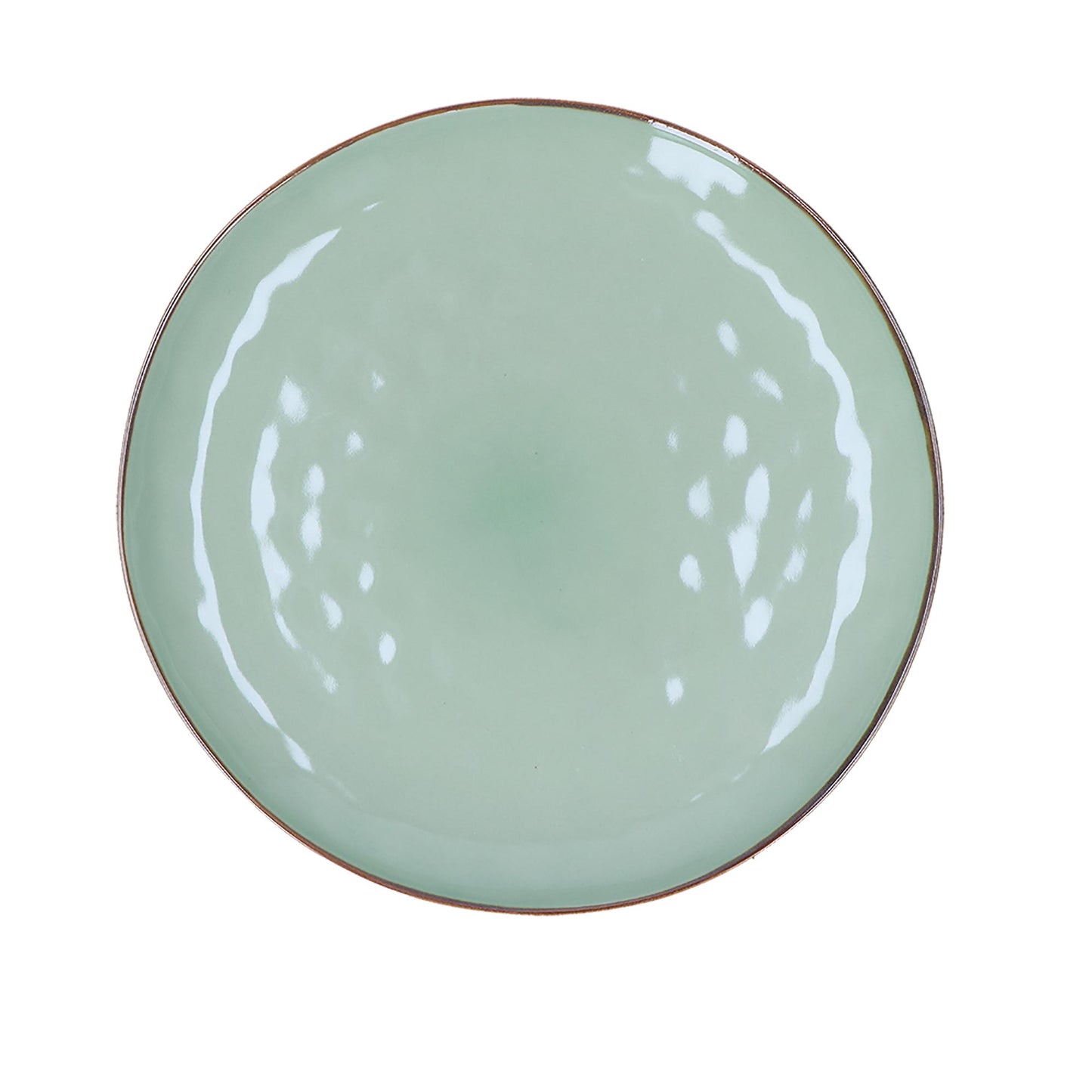 Piatto/Vassoio in porcellana di colore tè verde. Colori e forme moderne si mescolano con armonia ed elementi della tradizione. Dimensioni: Ø 32 cm Stoneware. Lavabile in lavastoviglie. Utilizzabile in microonde. Non Utilizzabile in forno tradizionale. In negozio e online su tuttochic.it