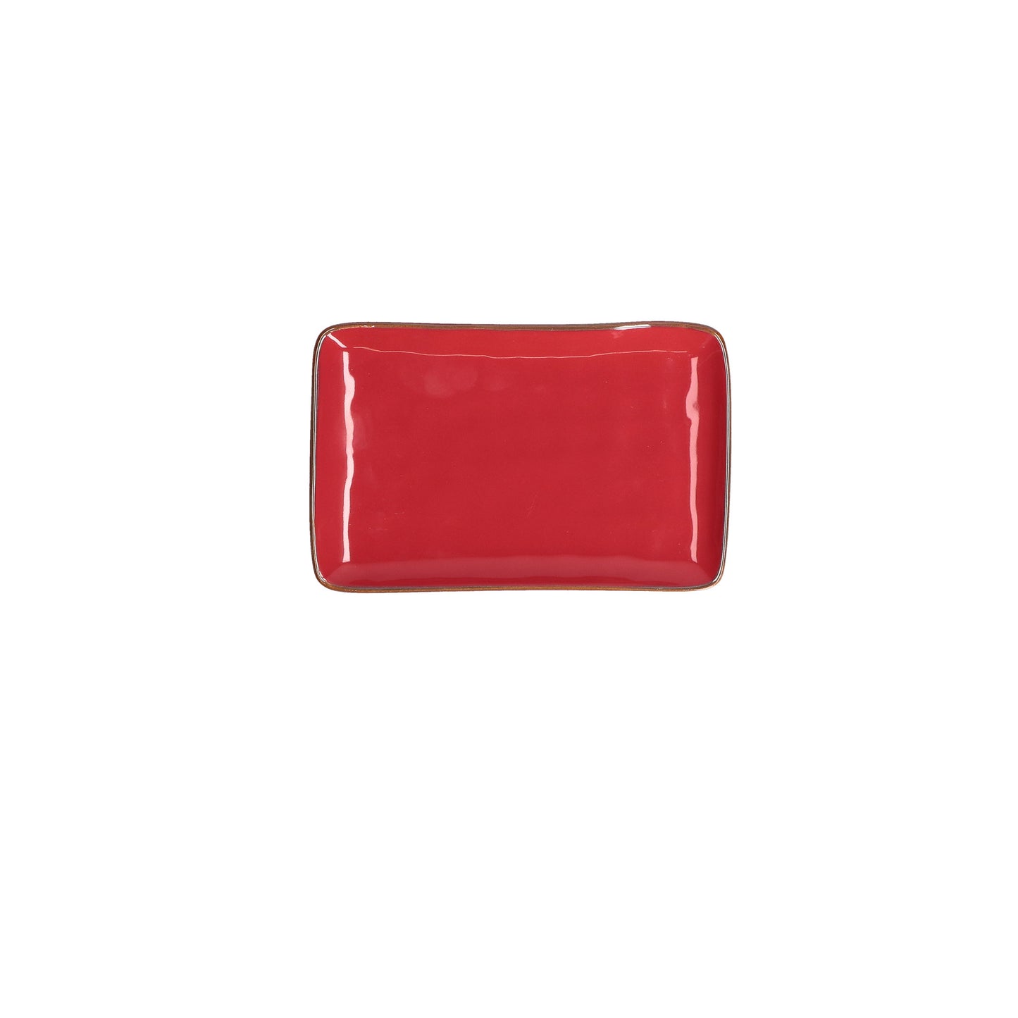 Vassoietto in porcellana di colore rosso corallo. Colori e forme moderne si mescolano con armonia ed elementi della tradizione. Dimensioni: cm 20 x 13. In negozio e online su tuttochic.it