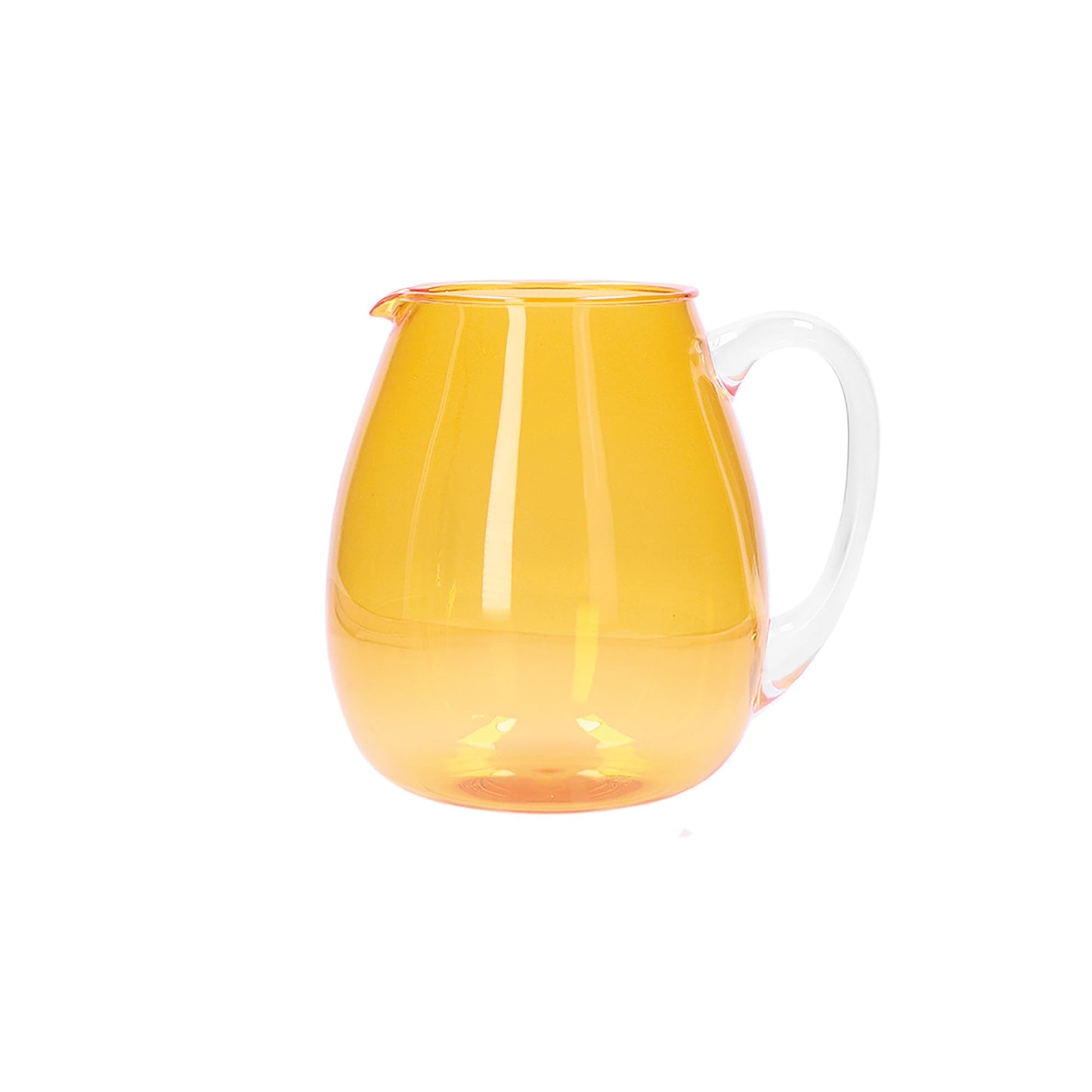 Brocca in acrilico di colore arancione, per alimenti, lavabile in lavastoviglie. Capacità: lt. 2,5 Dimensioni: ø 20 x h 20 cm. In negozio e online su tuttochic.it